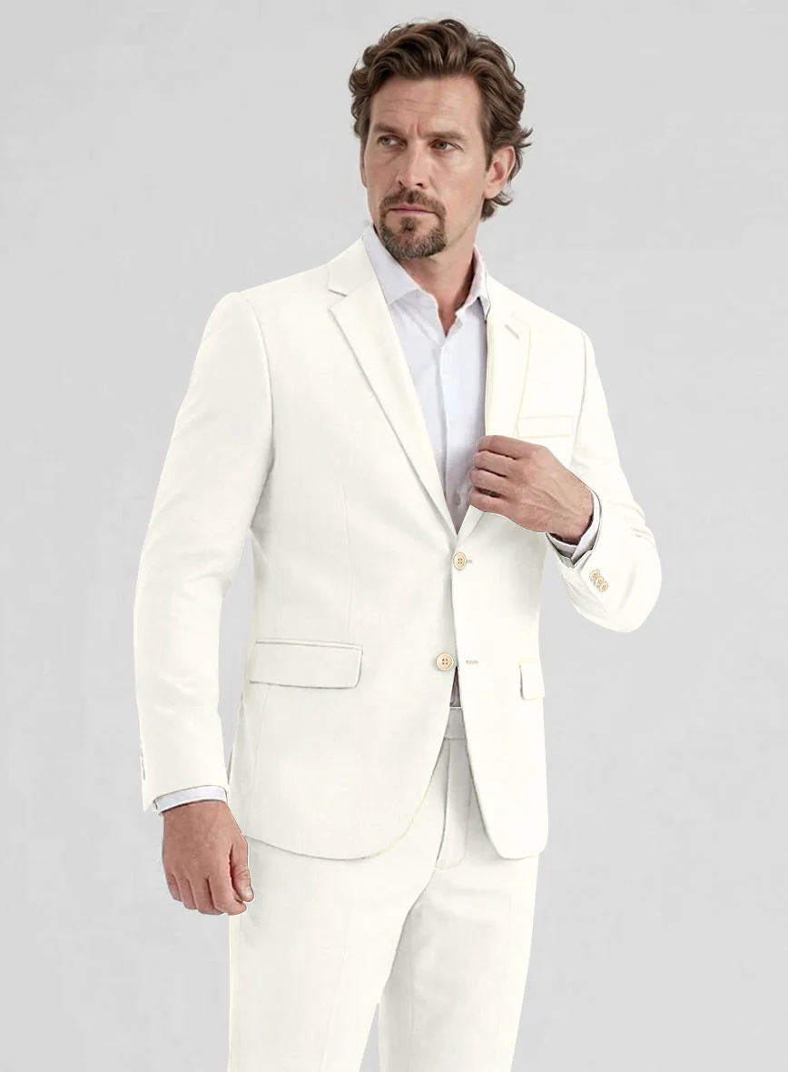 Ivory Wool Suit - Image 3