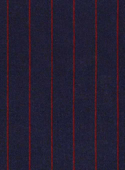 Jail Royal Blue Flannel Wool Pants - Image 2