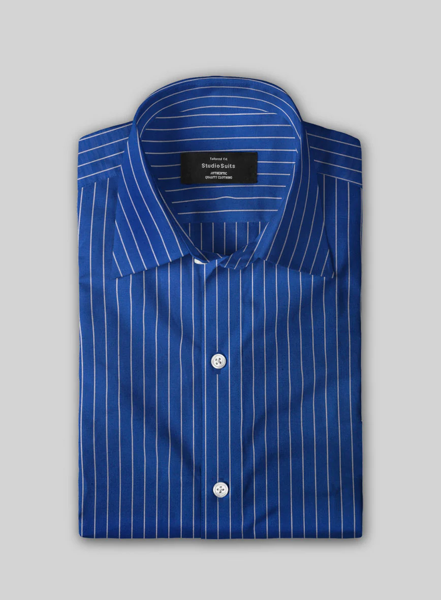 Kensington Line Cotton Shirt - Image 2