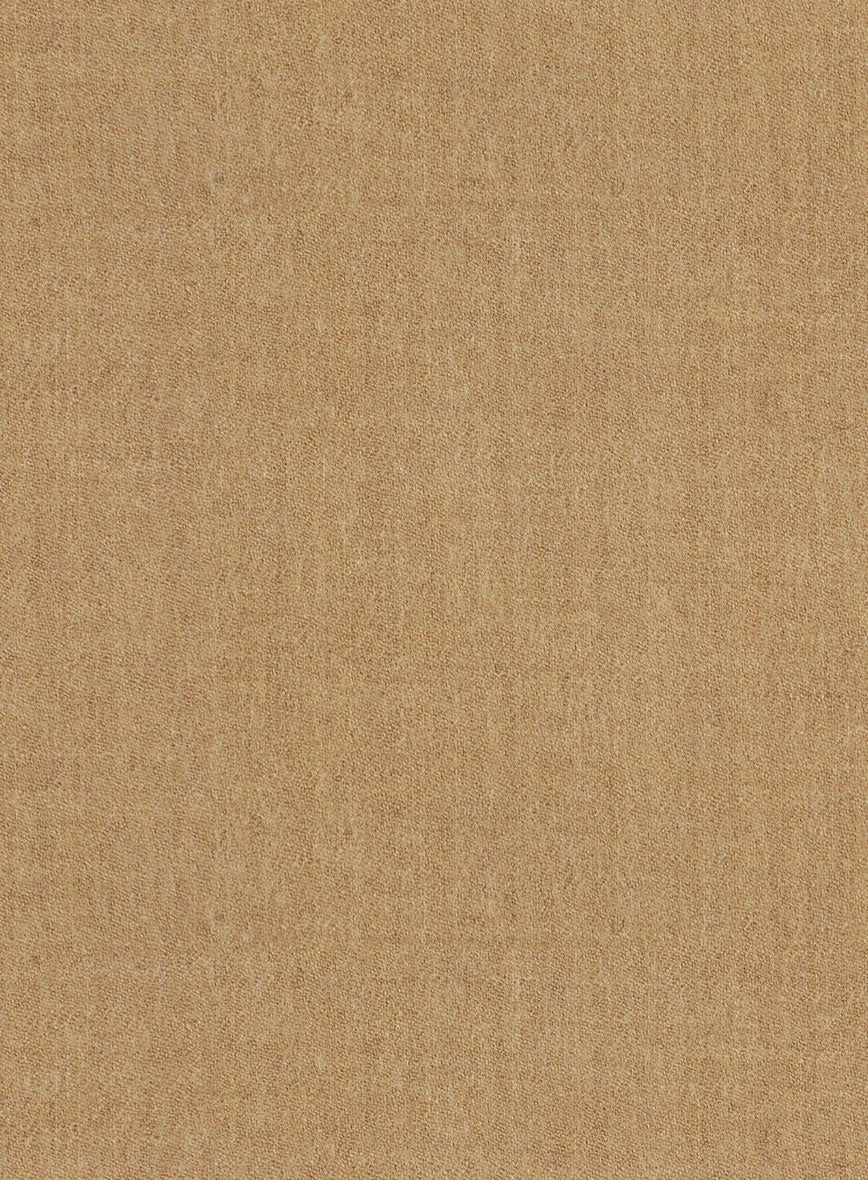 Khaki Flannel Wool Pants - Image 3