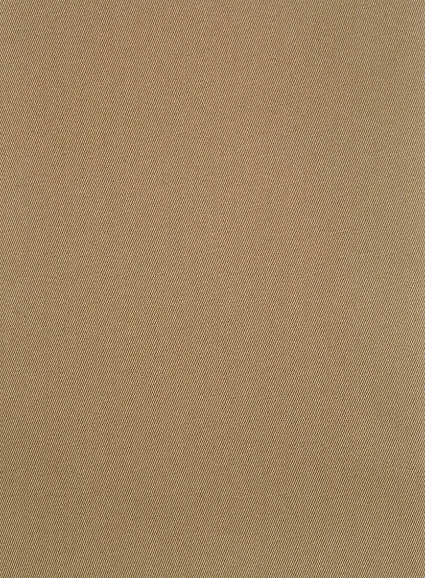 Khaki Napoli Stretch Light Weight Cotton Suit - Image 6