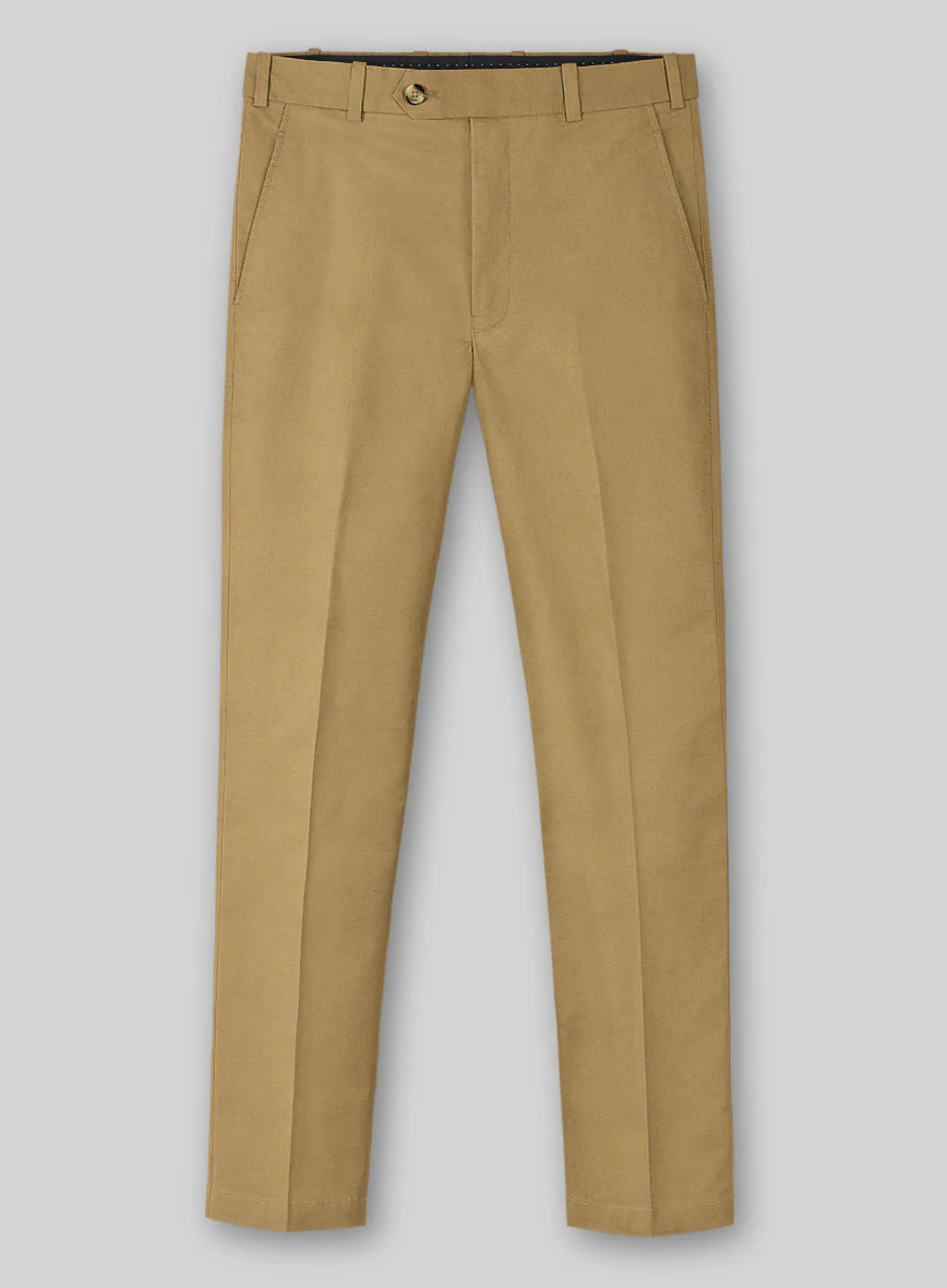 Khaki Stretch Chino Suit - Image 4
