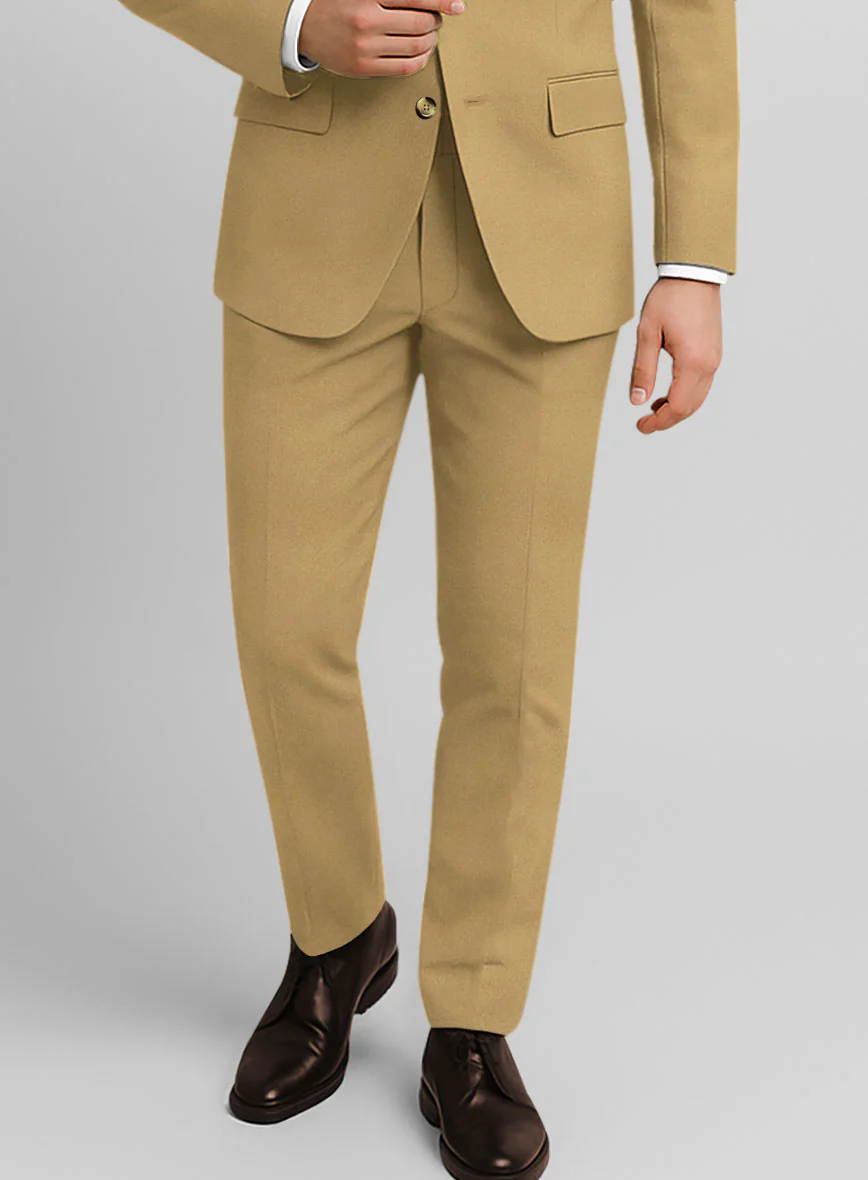 Khaki Stretch Chino Suit - Image 5