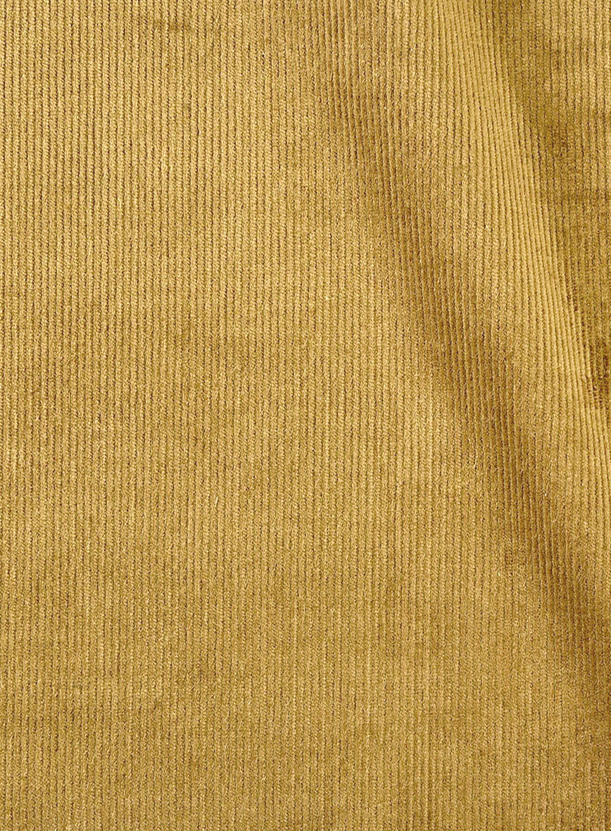 Khaki Stretch Pin Corduroy Jacket - Image 3