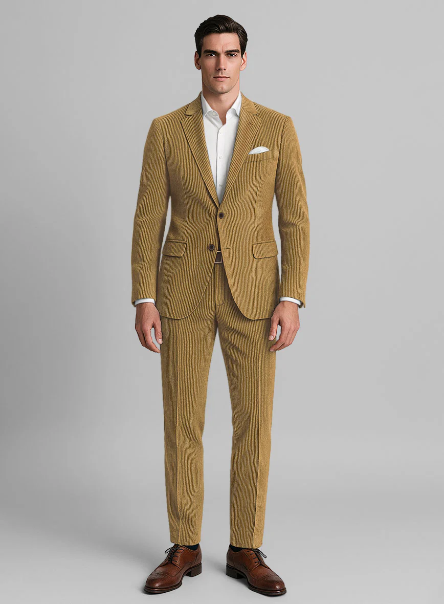 Khaki Corduroy Suit