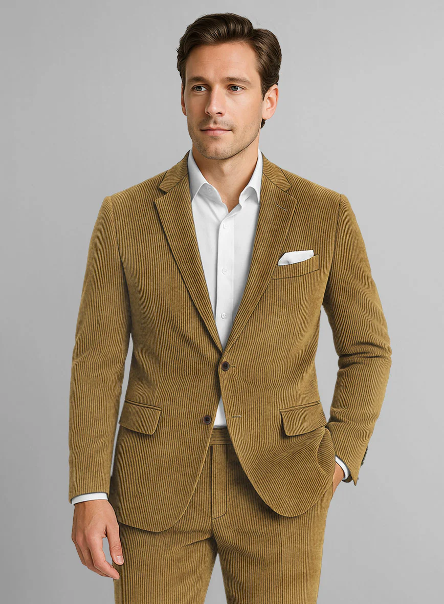 Khaki Corduroy Suit - Image 3