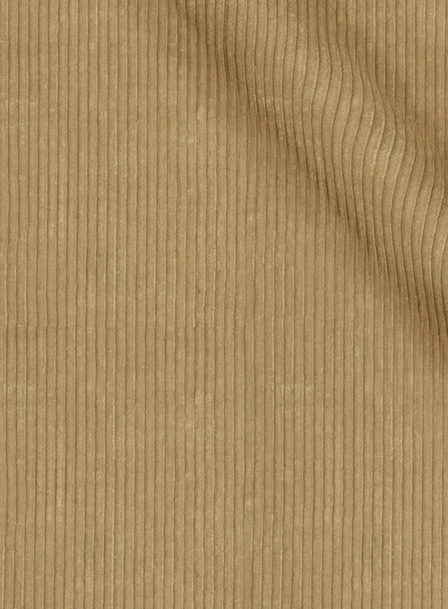 Khaki Corduroy Double Breasted Suit - Image 4