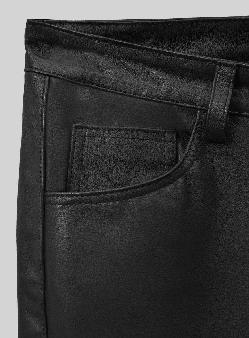 Kim Leather Jeans - Image 2