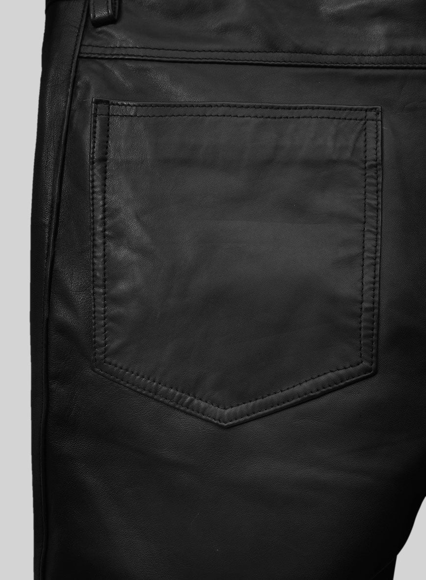 Kim Leather Jeans - Image 3