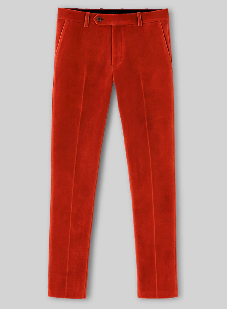 Kingsman Orange Velvet Suit - Image 4