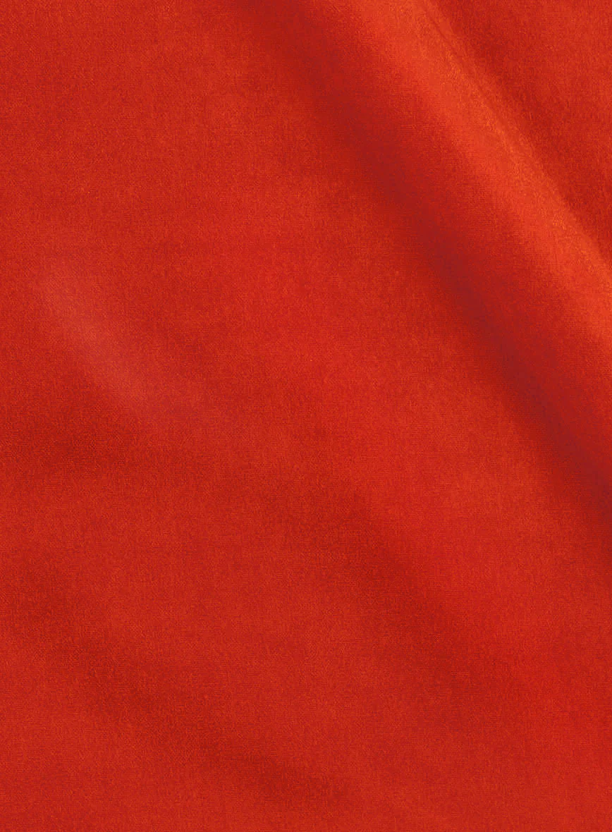 Kingsman Orange Velvet Tuxedo Jacket - Image 3