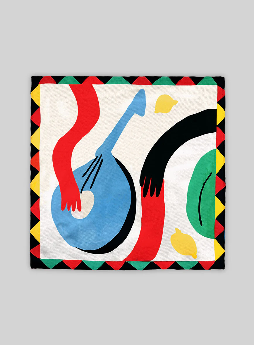 Labyrinte Silk Pocket Square - Image 3