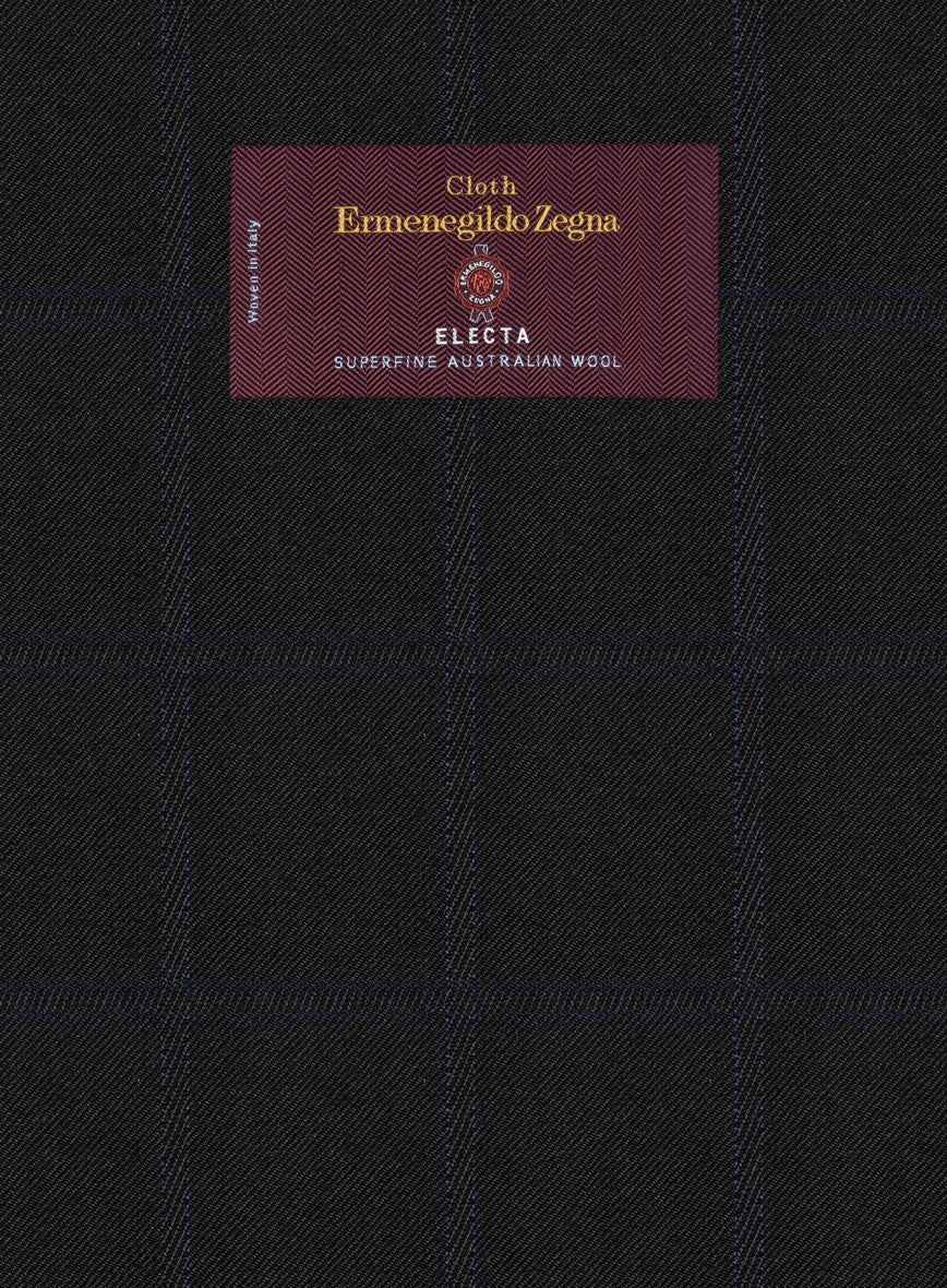 Lanificio Zegna Electa Corta Black Checks Wool Pants - Image 3