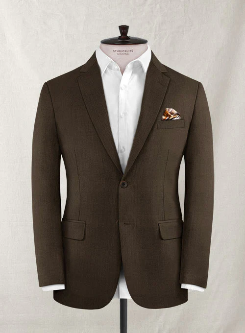 Lanificio Zegna Faido Brown Wool Suit - Image 2