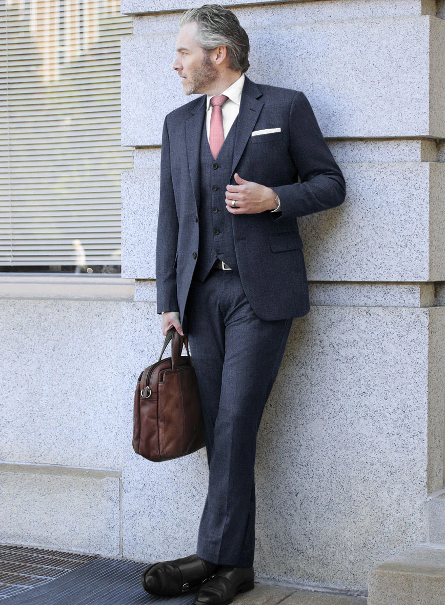 Lanificio Zegna Traveller Denim Blue Wool Suit - Image 2