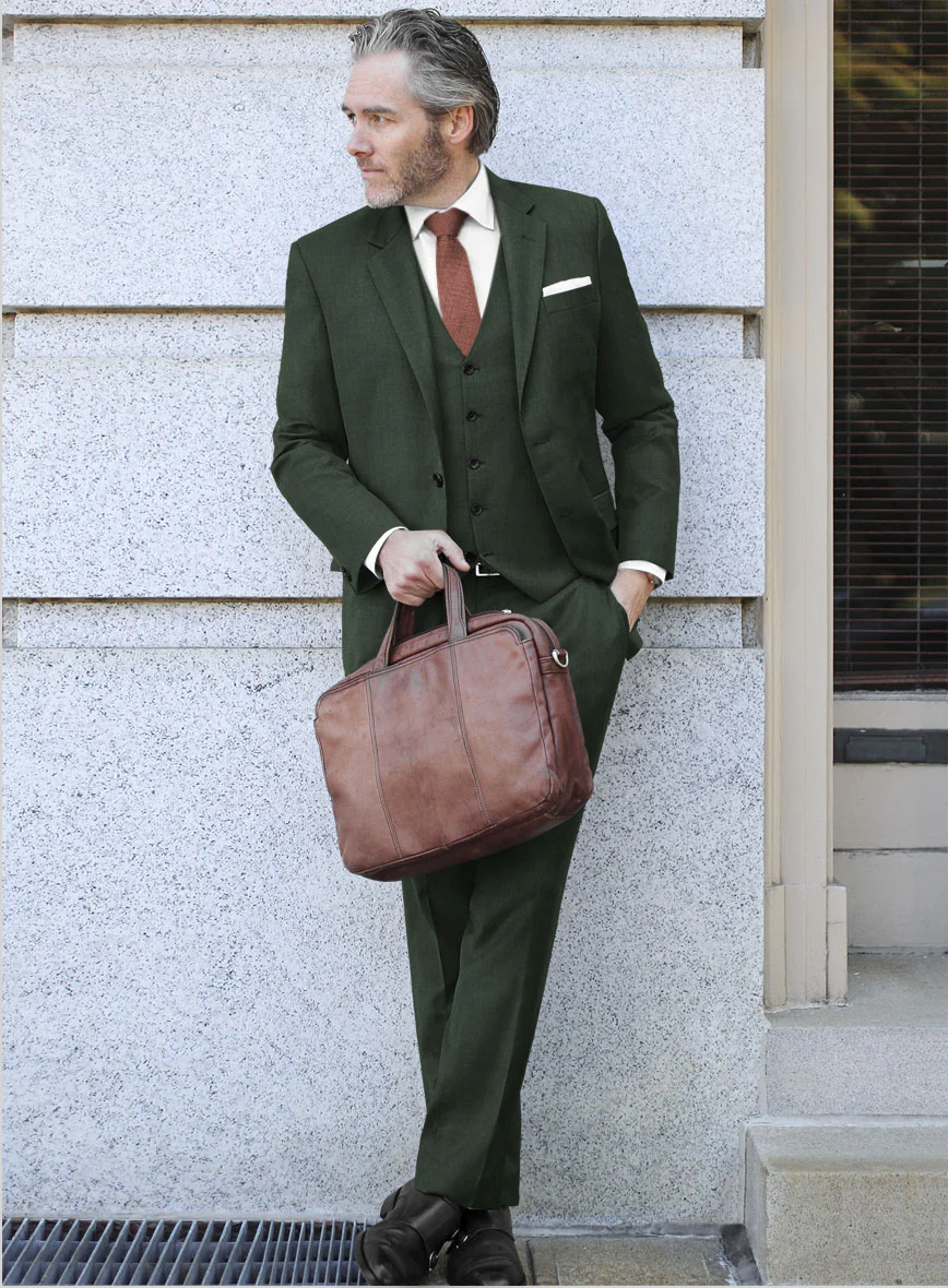 Lanificio Zegna Traveller Green Wool Suit - Image 2