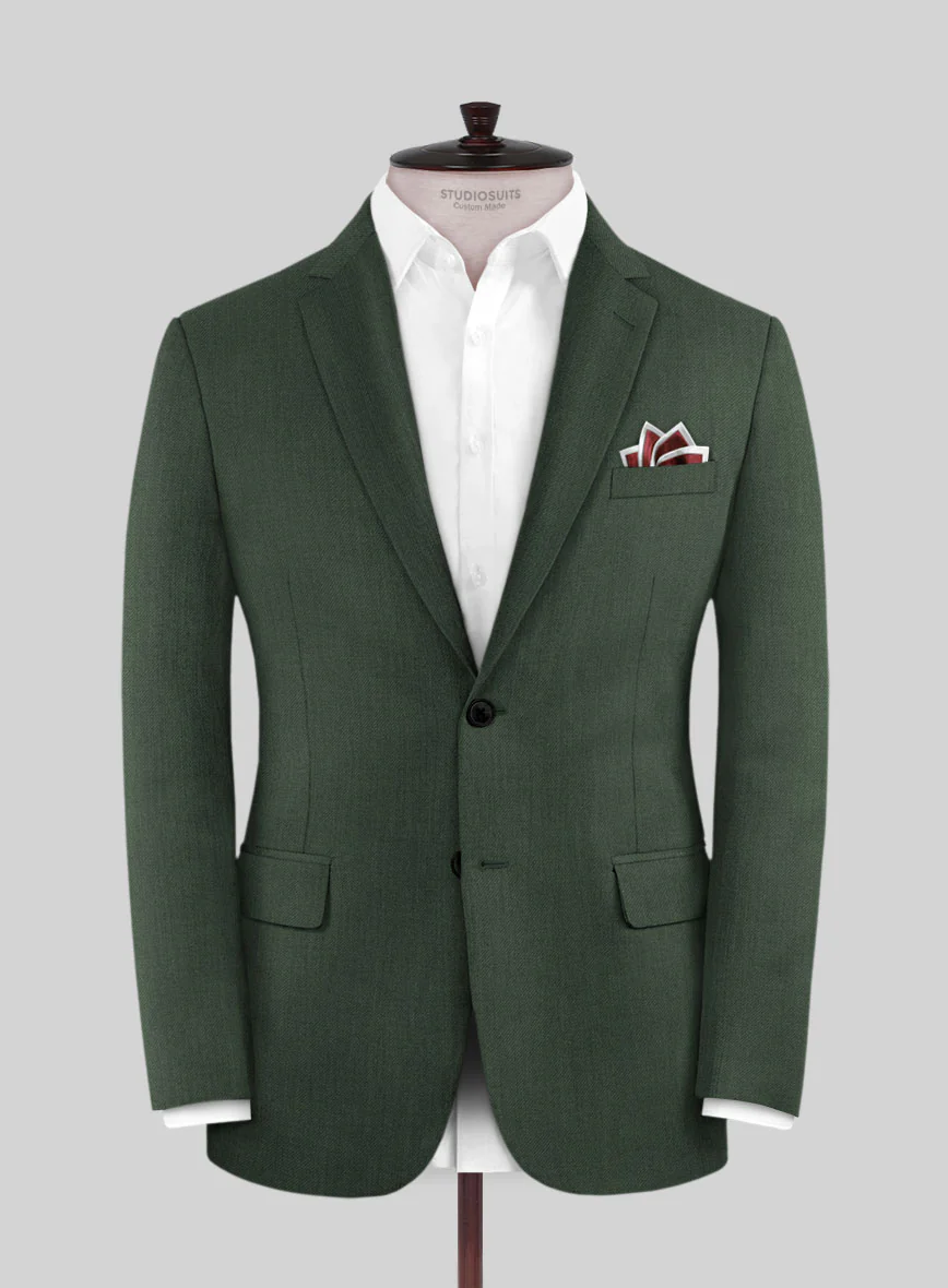 Lanificio Zegna Traveller Green Wool Suit - Image 3