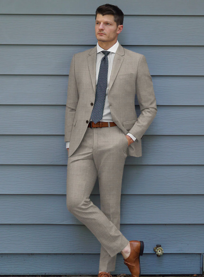 Lanificio Zegna Traveller Tobacco Brown Wool Suit - Image 2