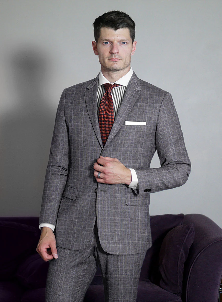 Lanificio Zegna Traveller Valen Blue Checks Wool Suit - Image 2