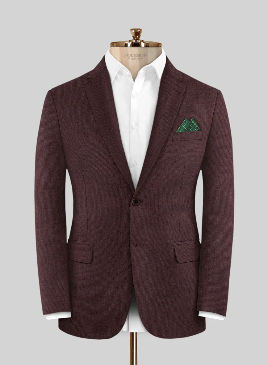 Lanificio Zegna Traveller Wine Wool Suit - Image 3
