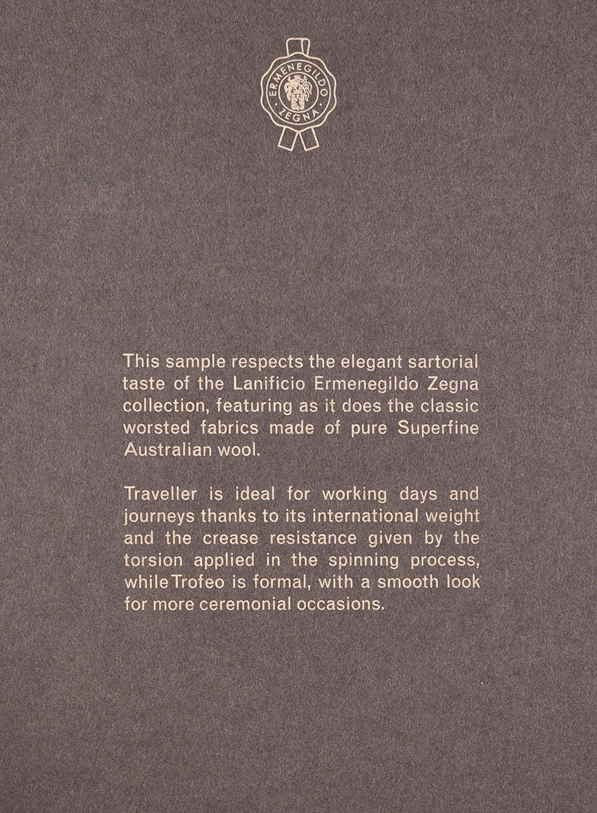 Lanificio Zegna Trofeo Bonsus Teal Blue Checks Wool Jacket - Image 4