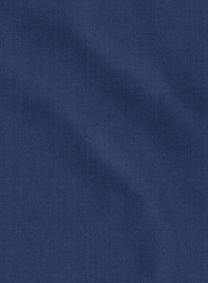 Lanificio Zegna Trofeo Cobalt Blue Wool Jacket - Image 2