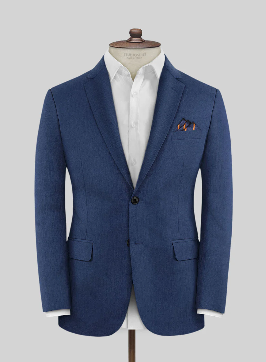 Lanificio Zegna Trofeo Cobalt Blue Wool Suit - Image 3