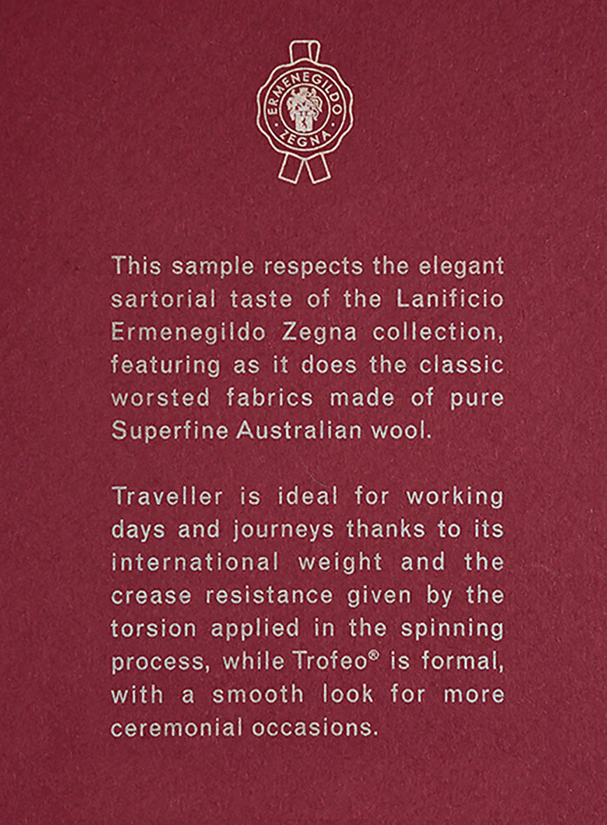 Lanificio Zegna Trofeo Cobalt Blue Wool Suit - Image 9