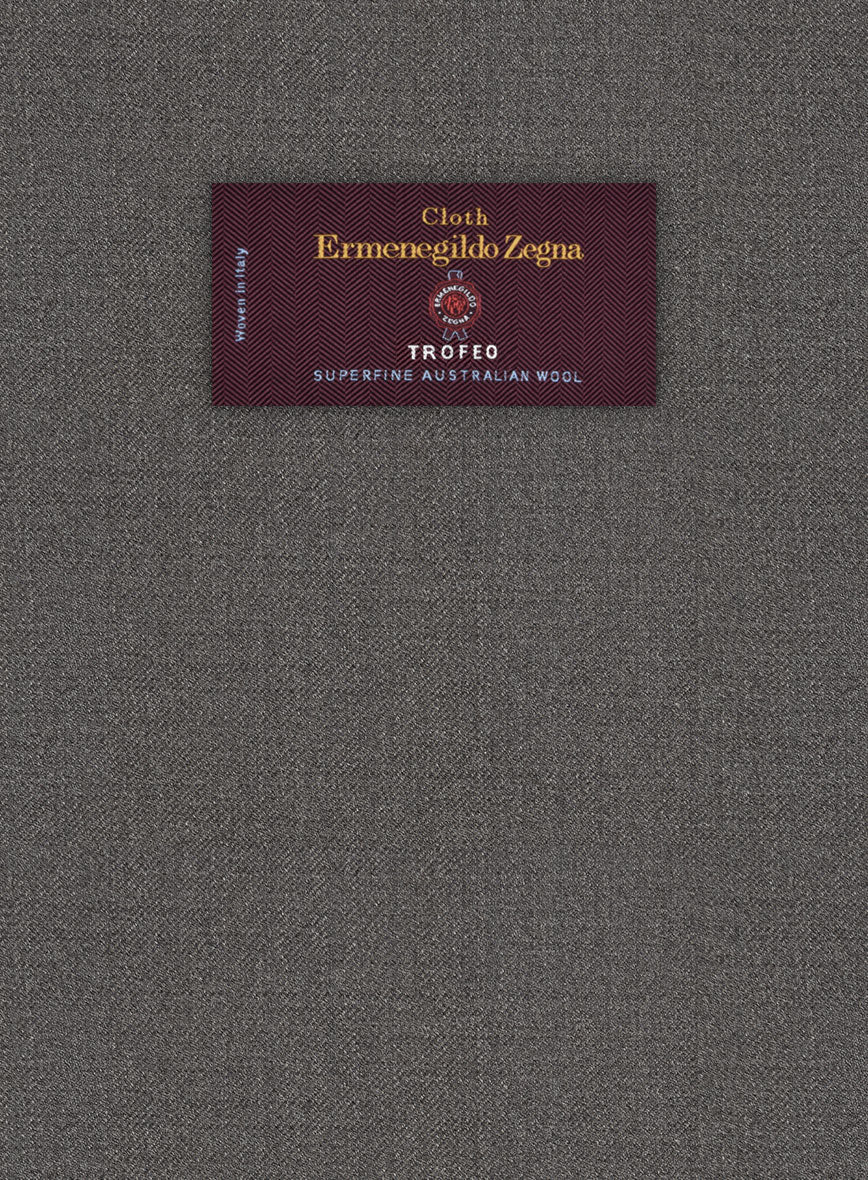 Lanificio Zegna Trofeo Couture Brown Wool Pants - Image 4