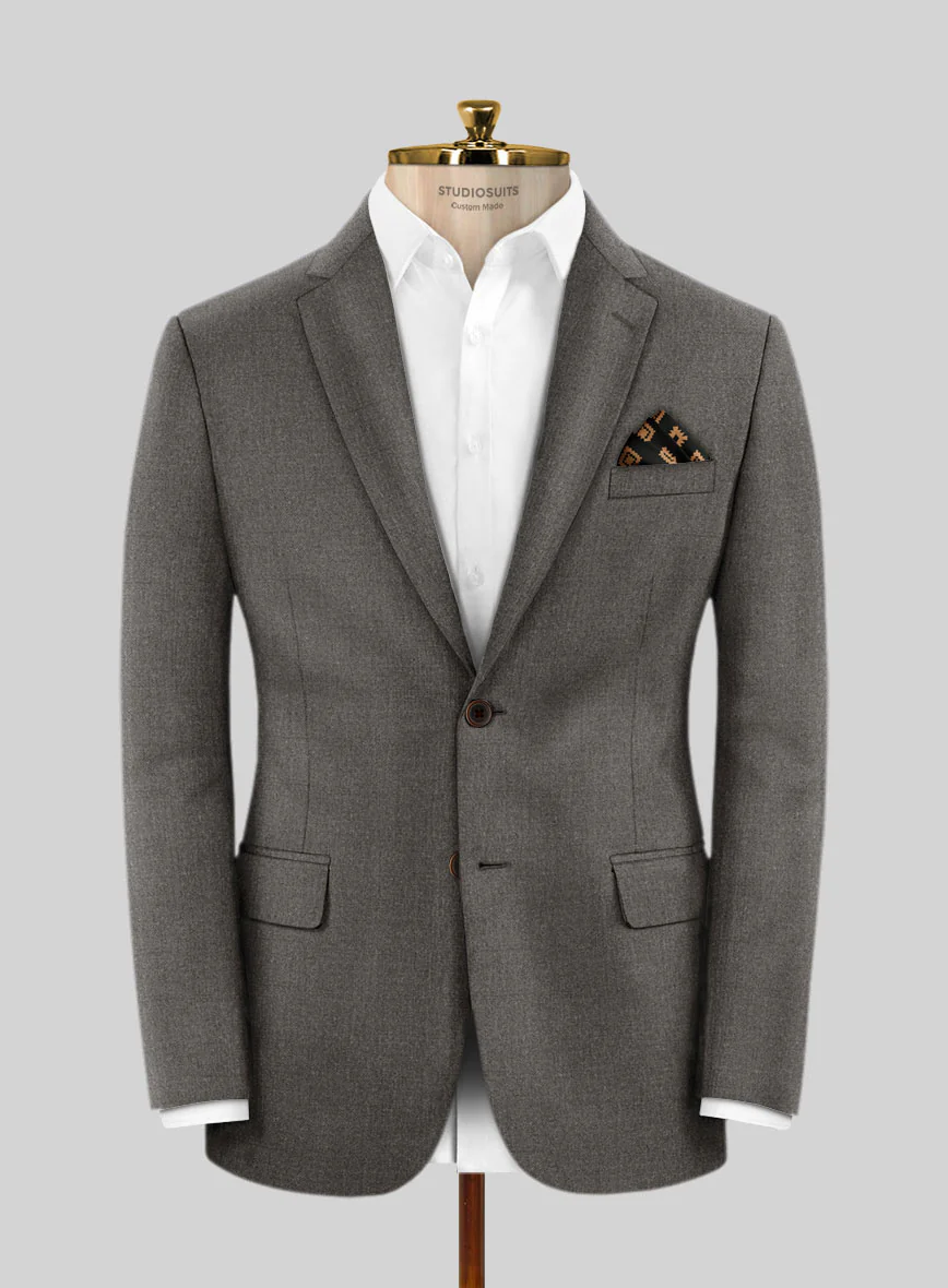 Lanificio Zegna Trofeo Couture Brown Wool Suit - Image 3