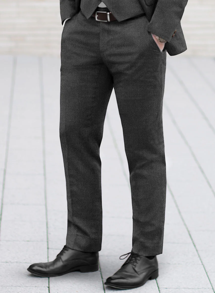 Lanificio Zegna Trofeo Dark Gray Wool Suit - Image 4