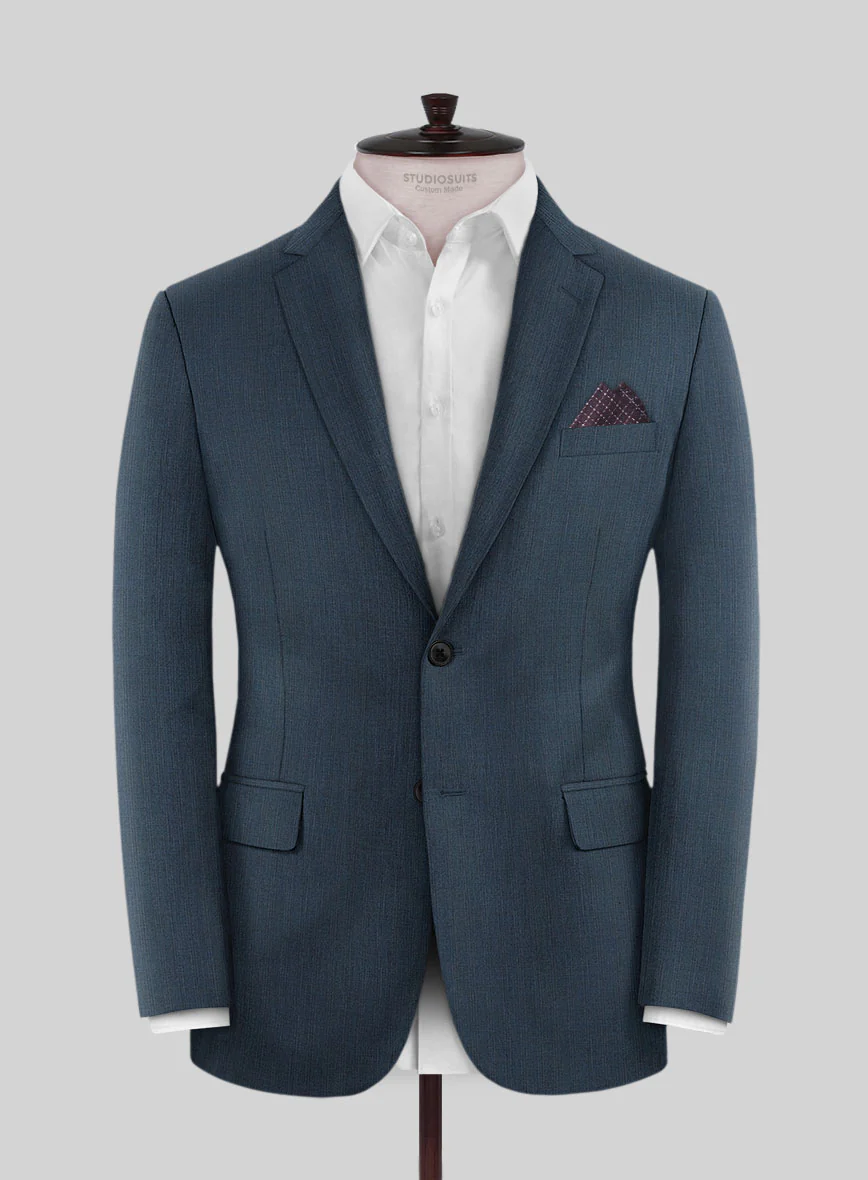 Lanificio Zegna Trofeo Dexi Regal Blue Stripe Wool Suit - Image 3