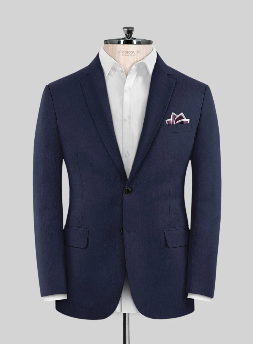 Lanificio Zegna Trofeo Ink Blue Wool Suit - Image 3