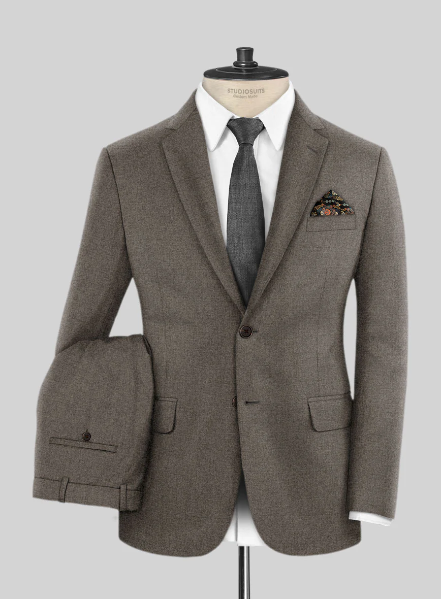 Lanificio Zegna Trofeo Intense Brown Wool Suit