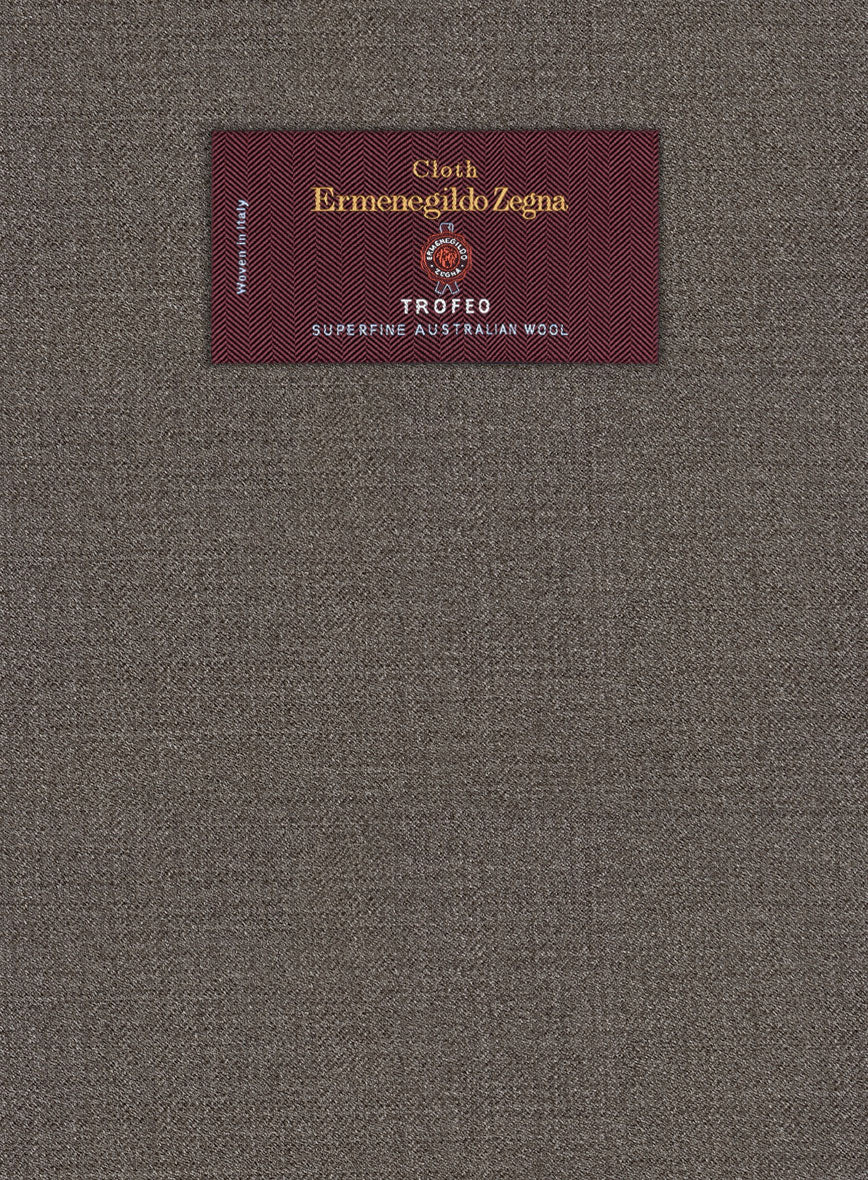 Lanificio Zegna Trofeo Intense Brown Wool Suit - Image 6