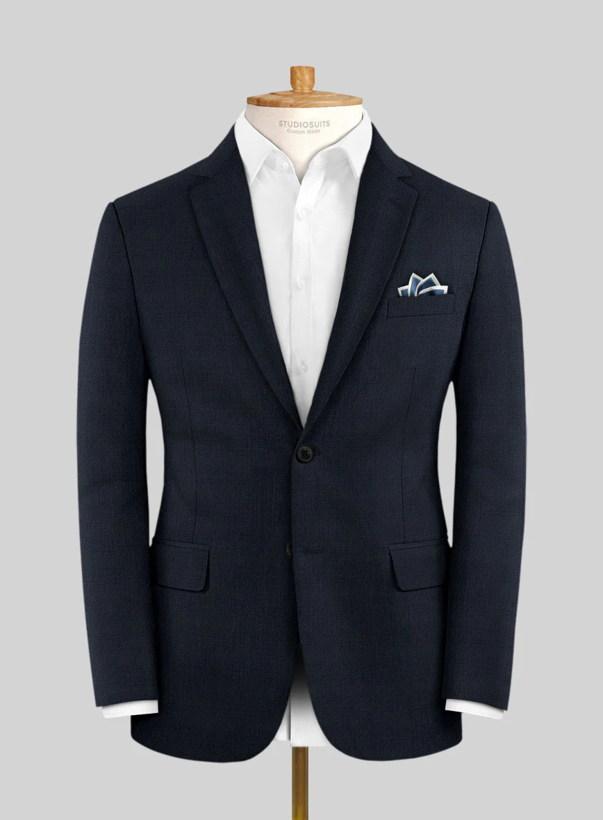 Lanificio Zegna Trofeo Jolge Blue Checks Wool Jacket