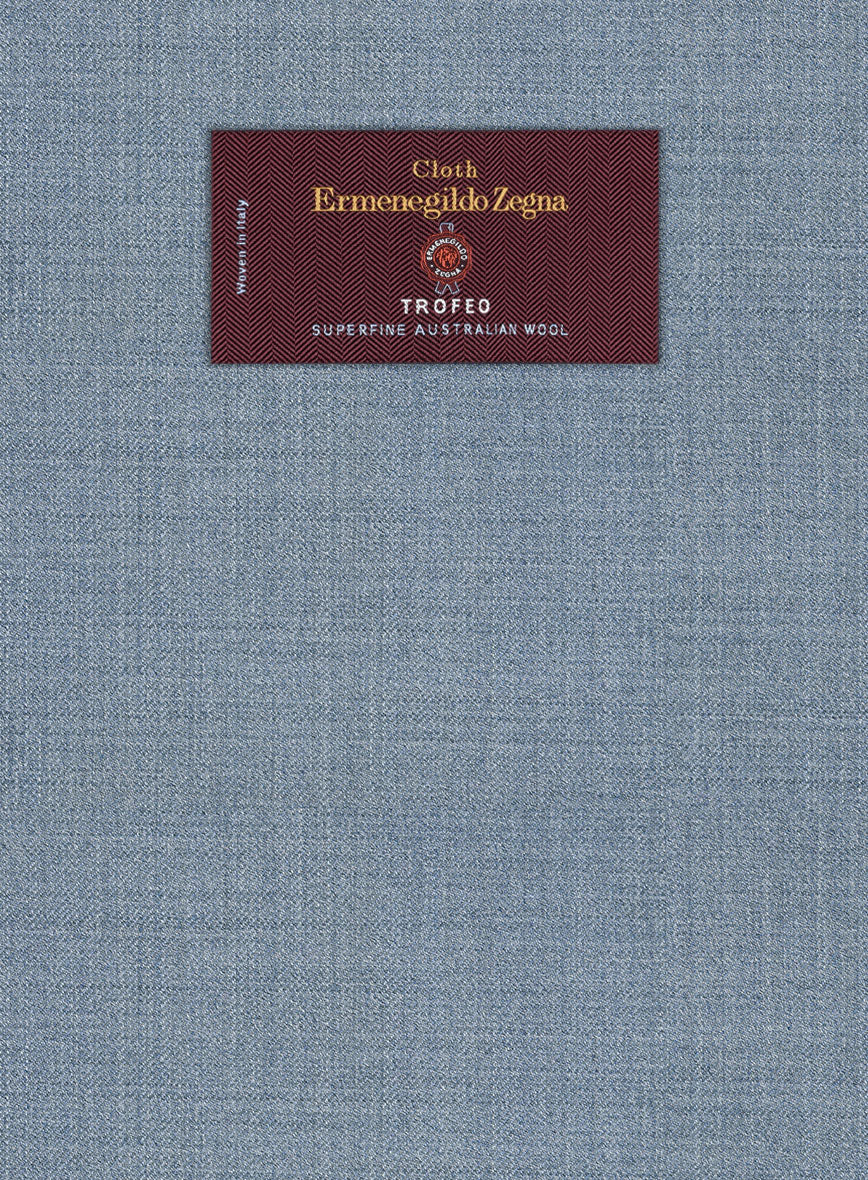 Lanificio Zegna Trofeo Jordy Blue Wool Suit - Image 6