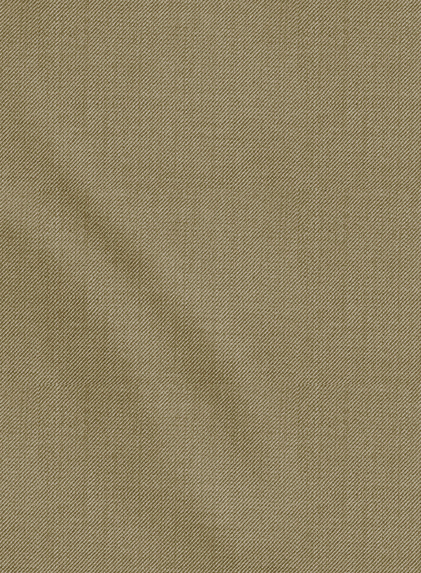 Lanificio Zegna Trofeo Khaki Wool Pants - Image 2