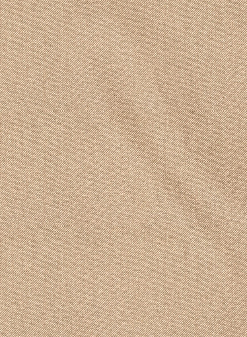 Lanificio Zegna Trofeo Mocha Beige Wool Pants - Image 3