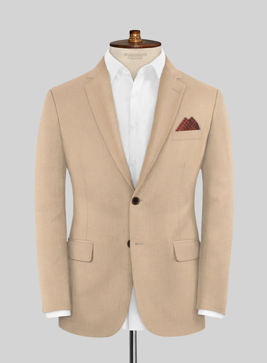 Lanificio Zegna Trofeo Mocha Beige Wool Suit - Image 15