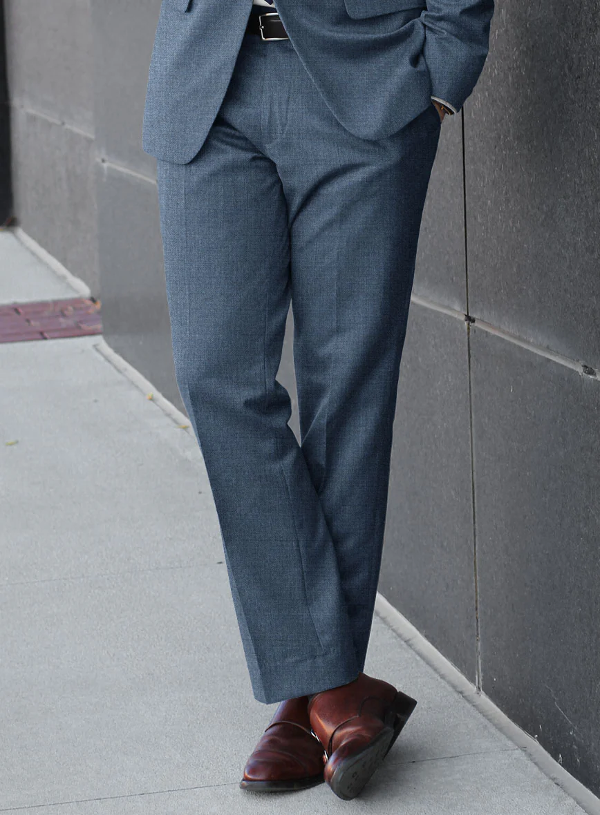 Lanificio Zegna Trofeo Prussian Blue Wool Suit - Image 4