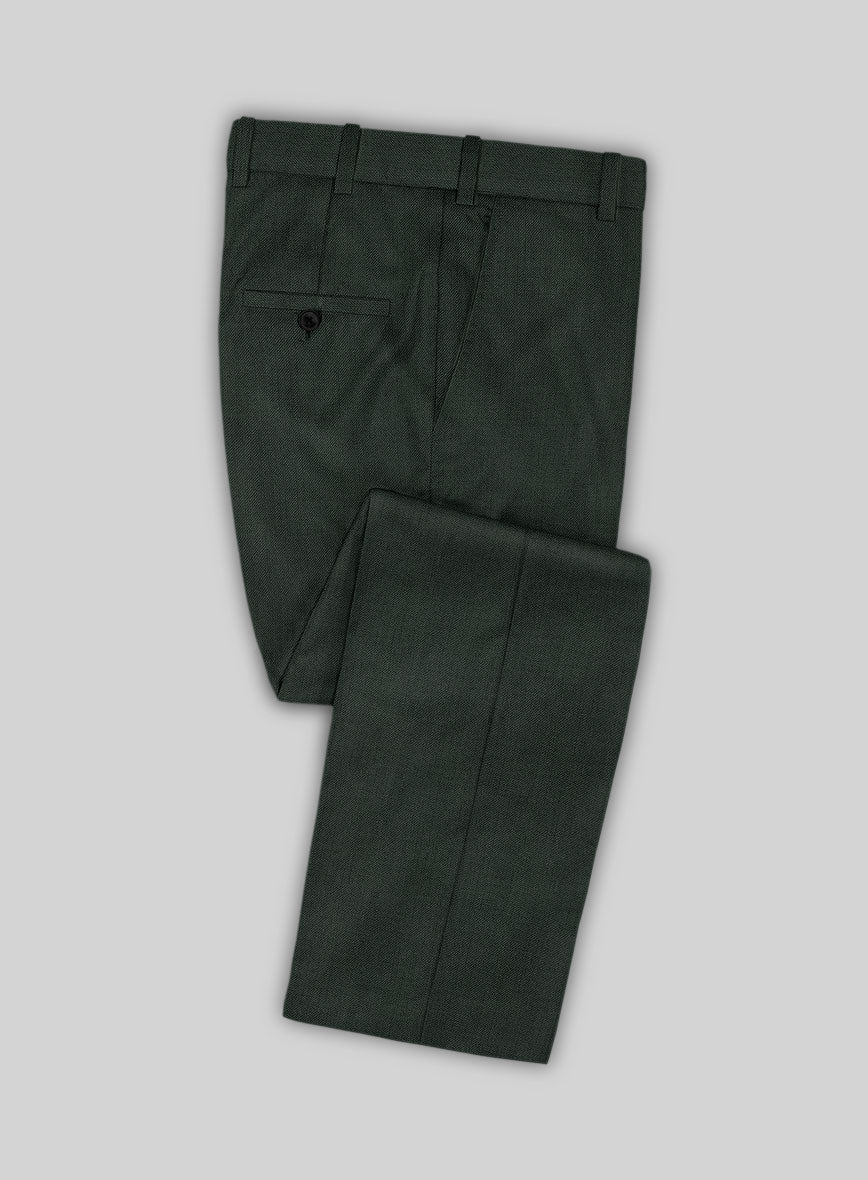Lanificio Zegna Trofeo Sacramento Green Wool Suit - Image 4