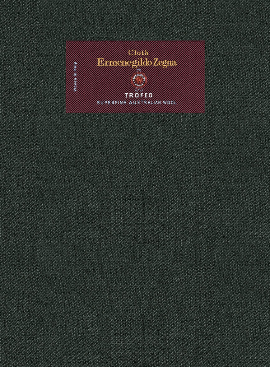 Lanificio Zegna Trofeo Sacramento Green Wool Suit - Image 6