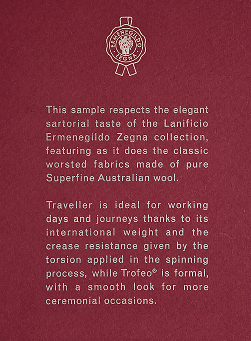 Lanificio Zegna Trofeo Slate Gray Wool Suit - Image 8