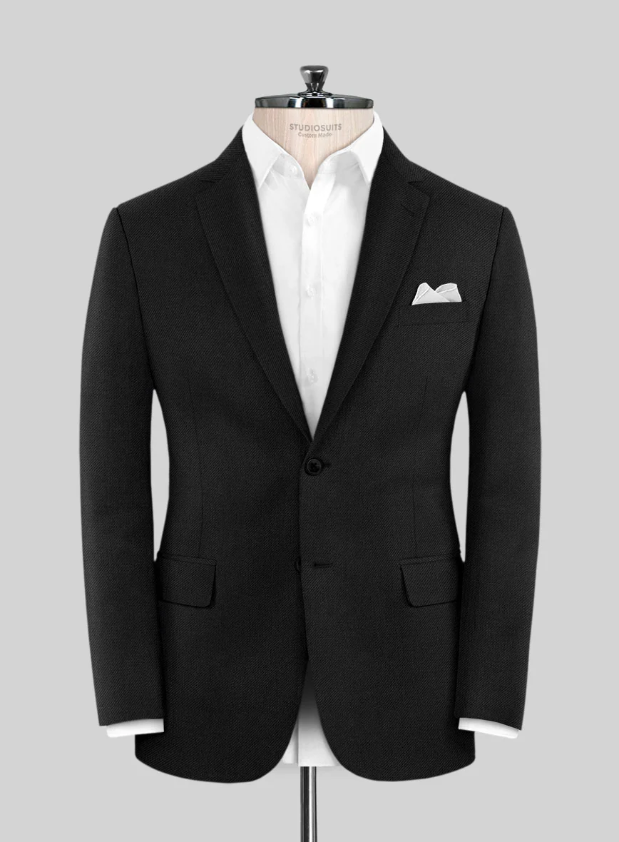 Lanificio Zegna Trofeo Smoky Black Wool Jacket