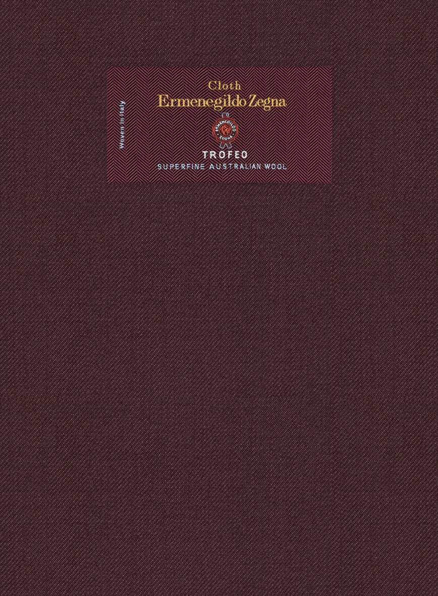 Lanificio Zegna Trofeo Wine Wool Jacket - Image 2