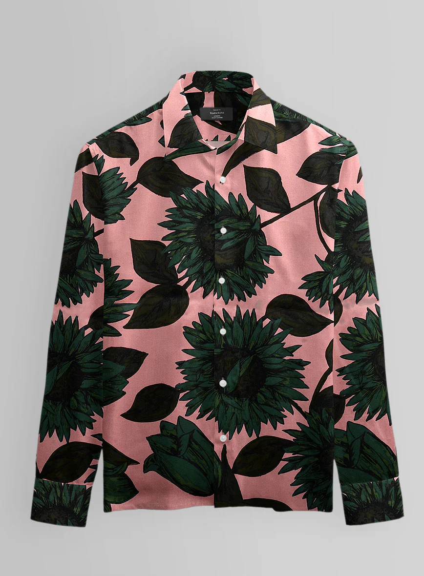 Leafscape Cotton Lycra Shirt - Image 3