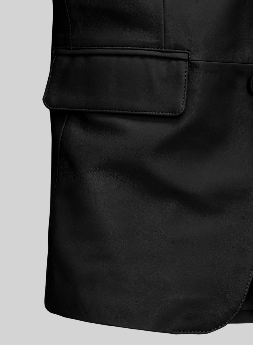 Leather Blazer - Image 4