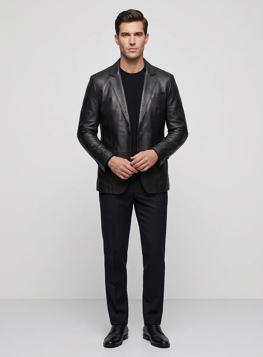 Leather Blazer - Image 6
