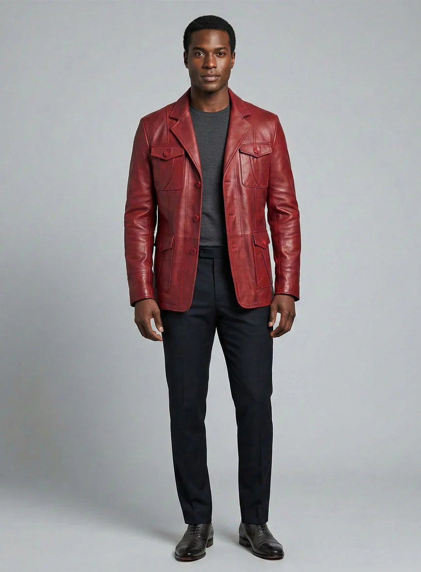 Leather Blazer - # 716 - Image 2